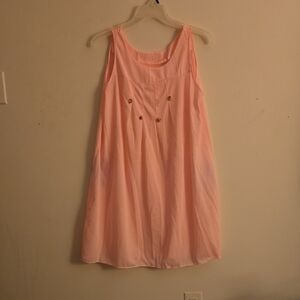 Joie Pink. Vintage Sleeveless Dress.